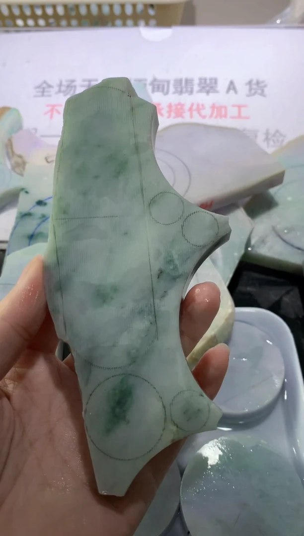 未镶嵌裸石翡翠天然缅甸翡翠FC572