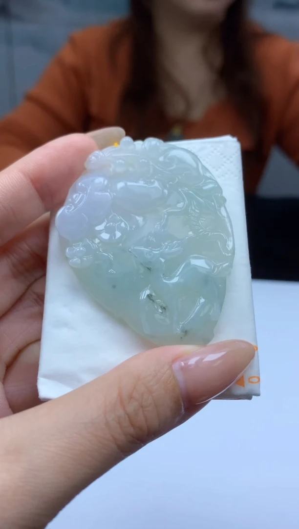 【闪购商品】定制翡翠未镶嵌011ee-毛货一鹿有你85