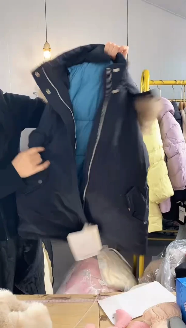 130码连帽真毛领嘎嘎服【微瑕【237