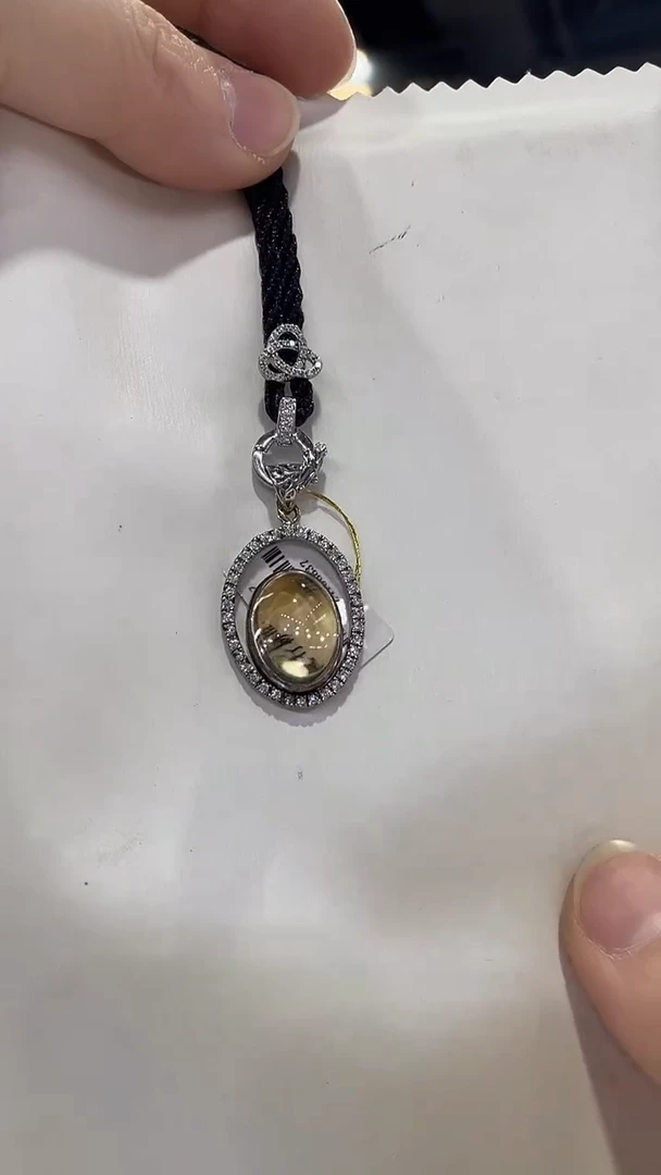 吊坠(赠链)银S925镶嵌水晶89