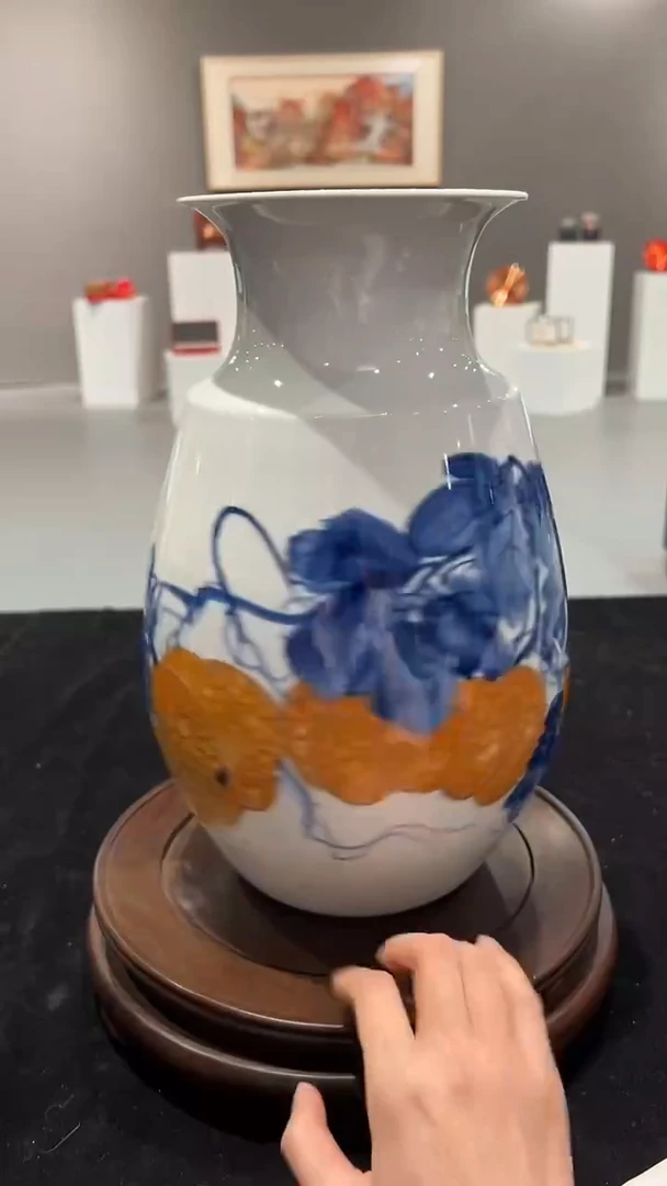 其他瓷崔景哲-瓷器-C小-福运绵长