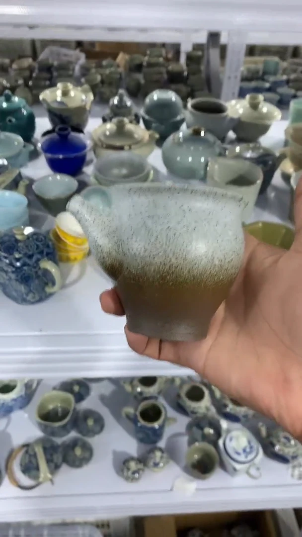 茶具 【开播福利】哥窑、羊脂玉、一壶带俩杯@@@@@@@@@