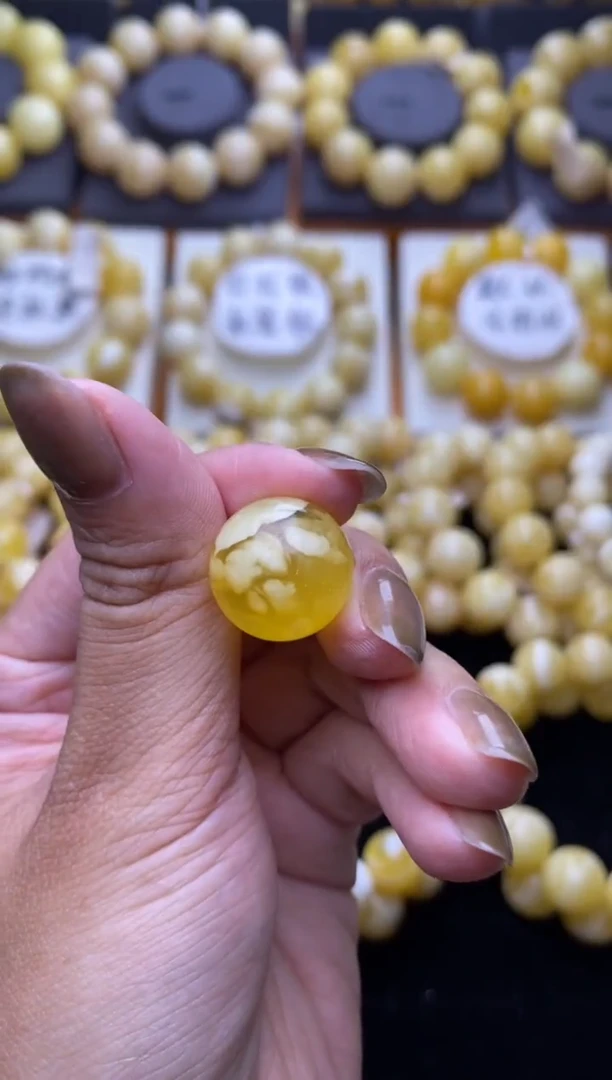 裸石琥珀未镶嵌大小姐珠宝5