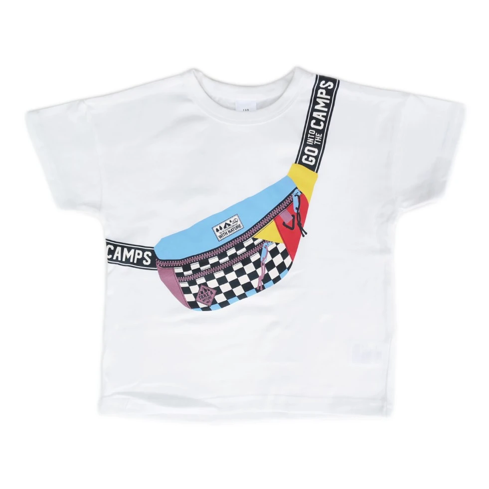 挎包儿童短袖印花男女童夏季薄款圆领时尚