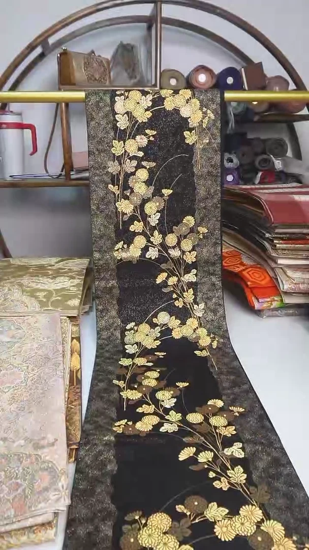 【闪购商品】织绣141西阵织六通菊花