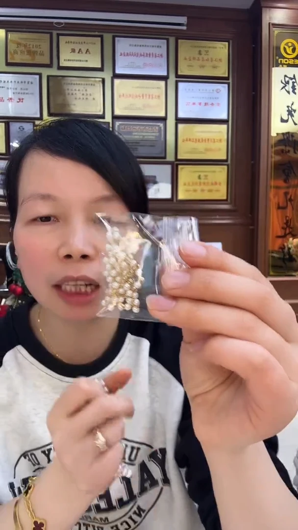 项链银S925镶嵌淡水珍珠淡水珍珠颈链