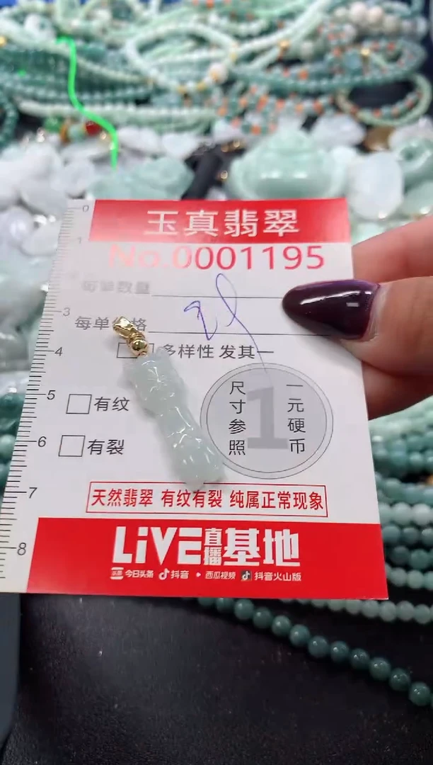 吊坠(不含链)未镶嵌翡翠1195