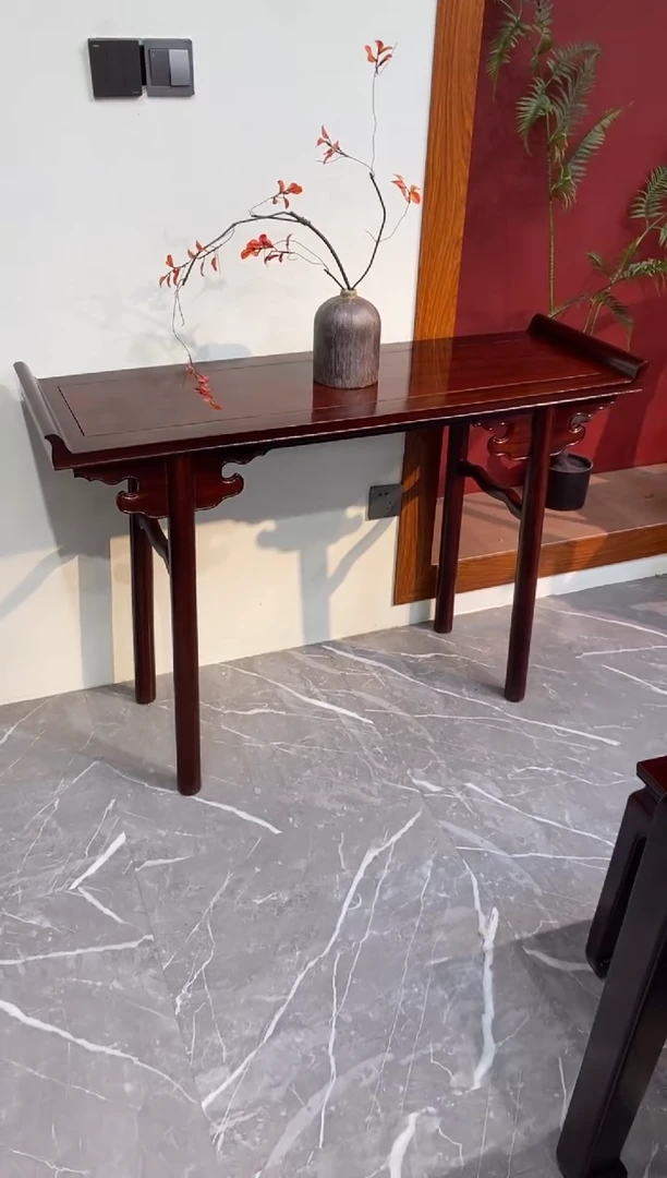 黑酸枝木类成套家具条案