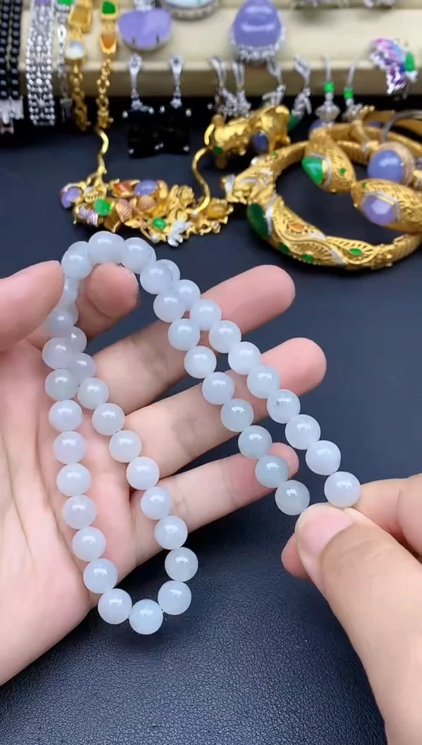 颈饰未镶嵌翡翠126-春日珠宝