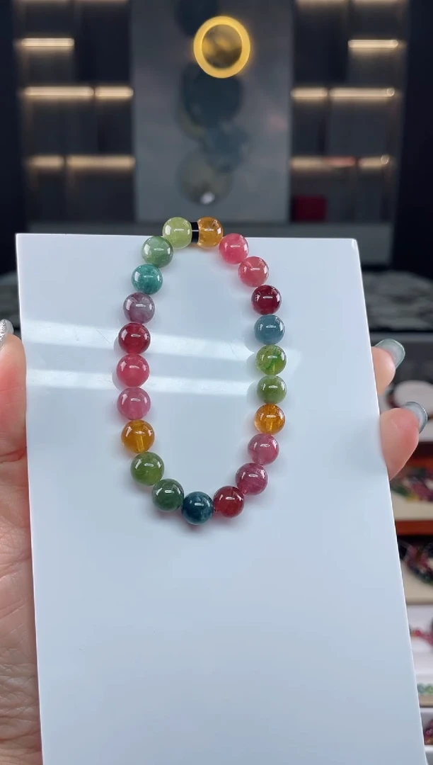 单圈手串未镶嵌碧玺（多样性发一条）T