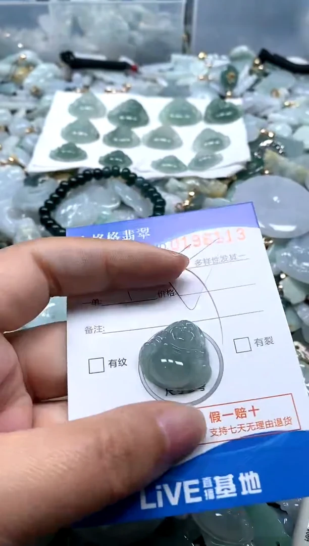 【闪购商品】翡翠颈饰未镶嵌闪购商品0196113