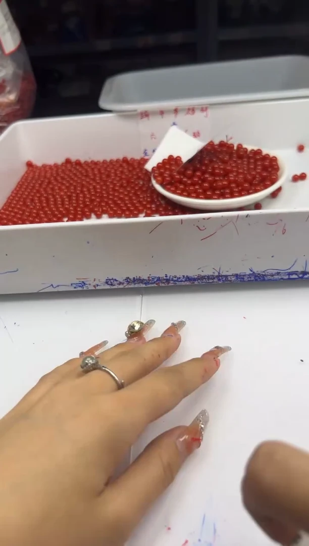 南红玛瑙未镶嵌颈饰w1548满肉南红6mm*50颗