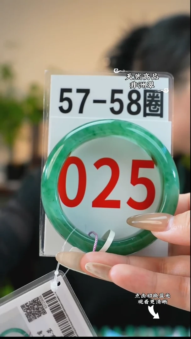 未镶嵌手镯石英质玉（非洲翠）5758