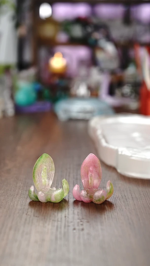 闪购佛莲香插粉绿色1个