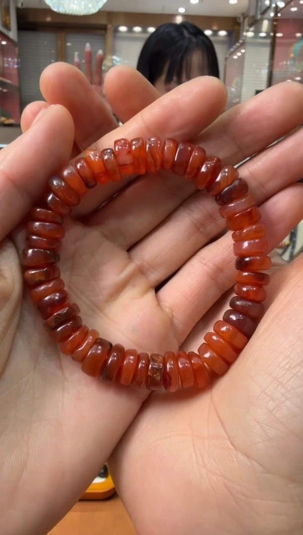 未镶嵌手链玛瑙/玉髓玛瑙手串