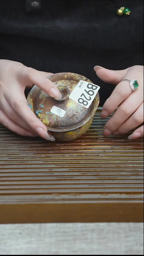 纯手工粗陶茶具每一只不一样