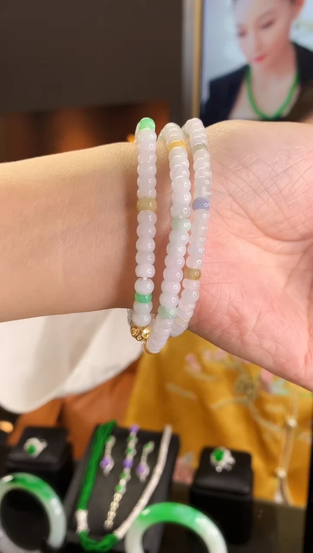 【闪购商品】翡翠手串未镶嵌手串