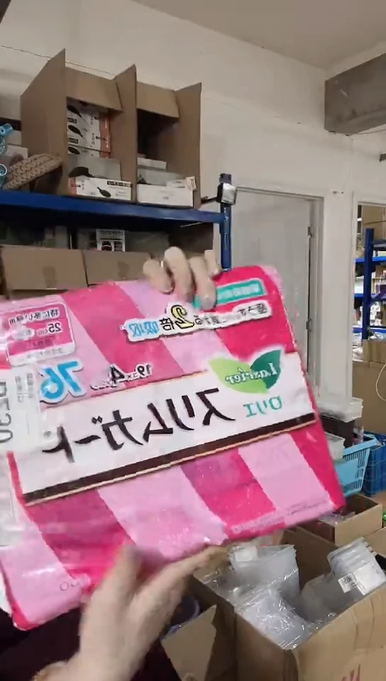 瓷片进口家用百货卫生巾粉色一包B230