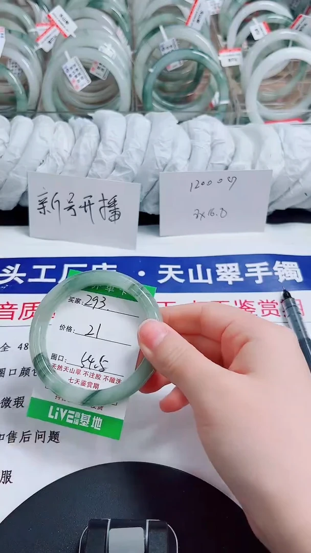未镶嵌手镯石英质玉293-53/54