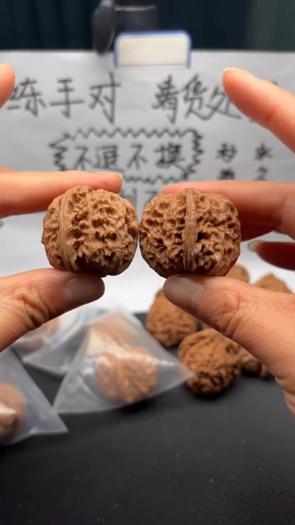 把件文玩核桃177白狮子