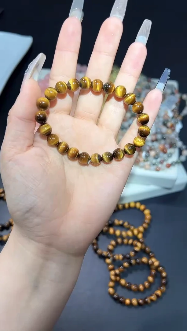 木变石（虎睛石）手串未镶嵌54e多样性发其一【1条】默认微瑕