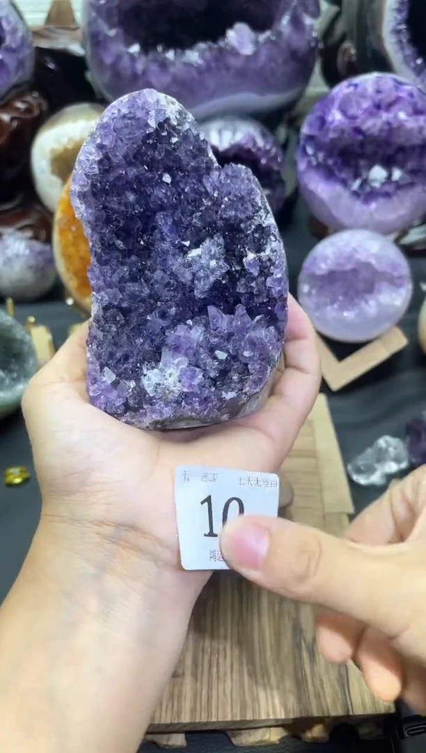 未镶嵌大型摆件（非配饰）紫晶10号摆件