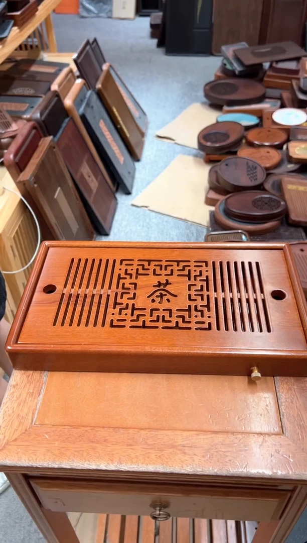 茶盘茶盘茶盘花梨木36*20