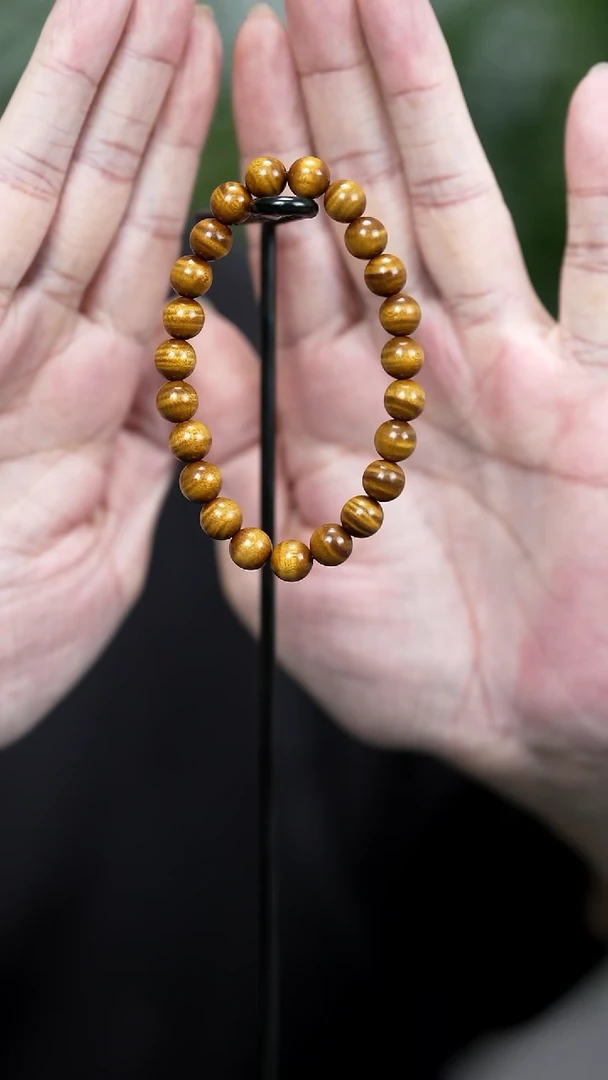 金丝楠手串/手链金丝楠 0.8