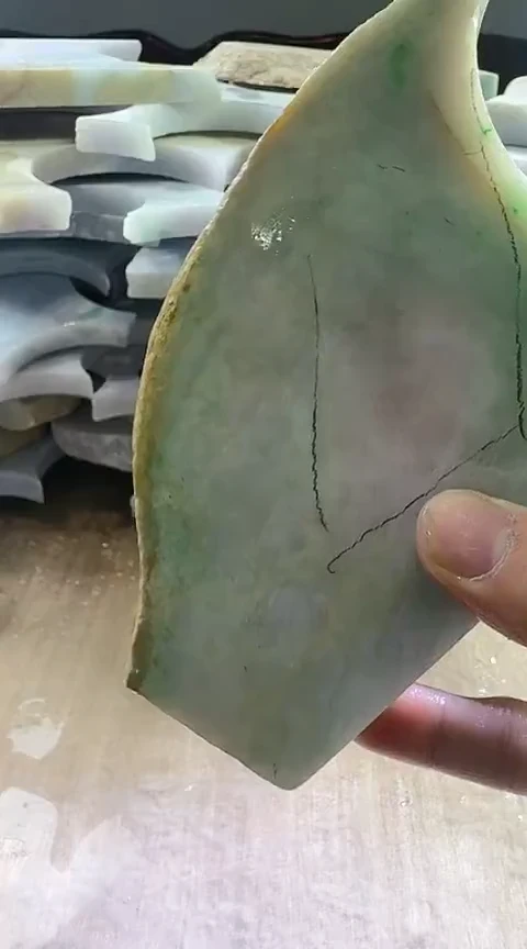 裸石翡翠缅甸翡翠A货花201