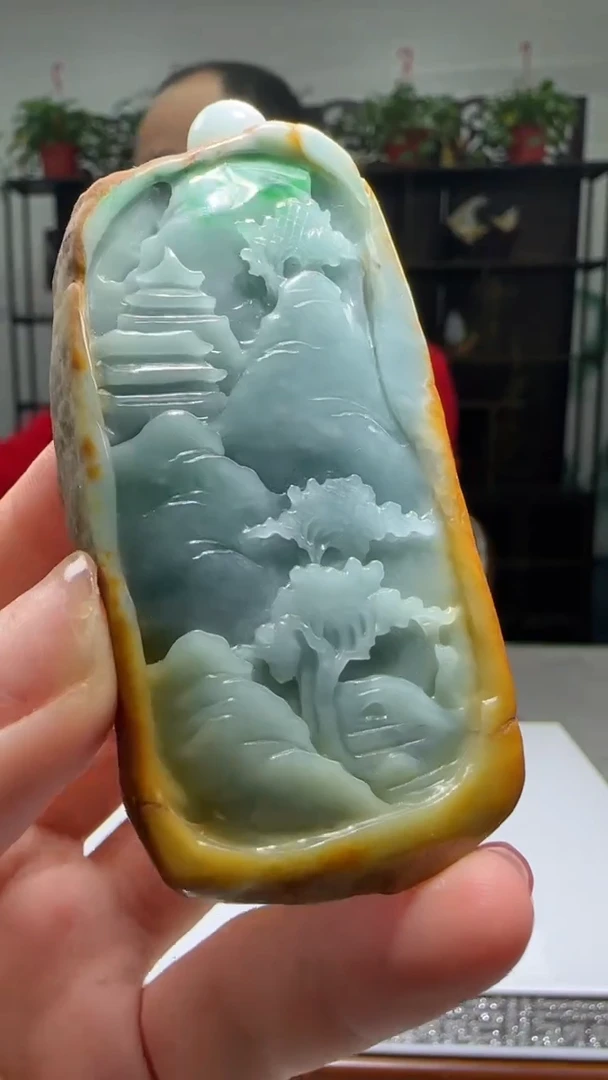【闪购商品】翡翠颈饰未镶嵌天然翡翠A货吊坠