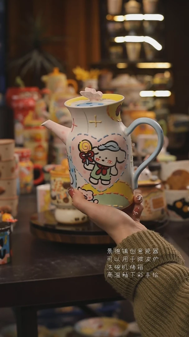 景德镇釉下彩绘设计师款式陶瓷