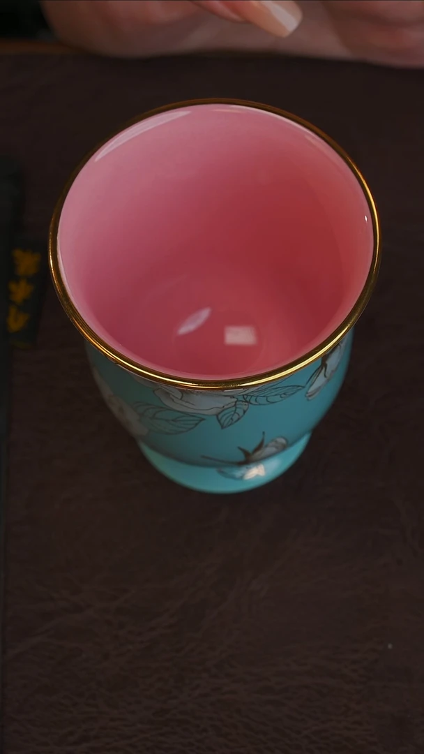 茶杯紫砂【宜景窑系列】天水碧茉莉闻香杯