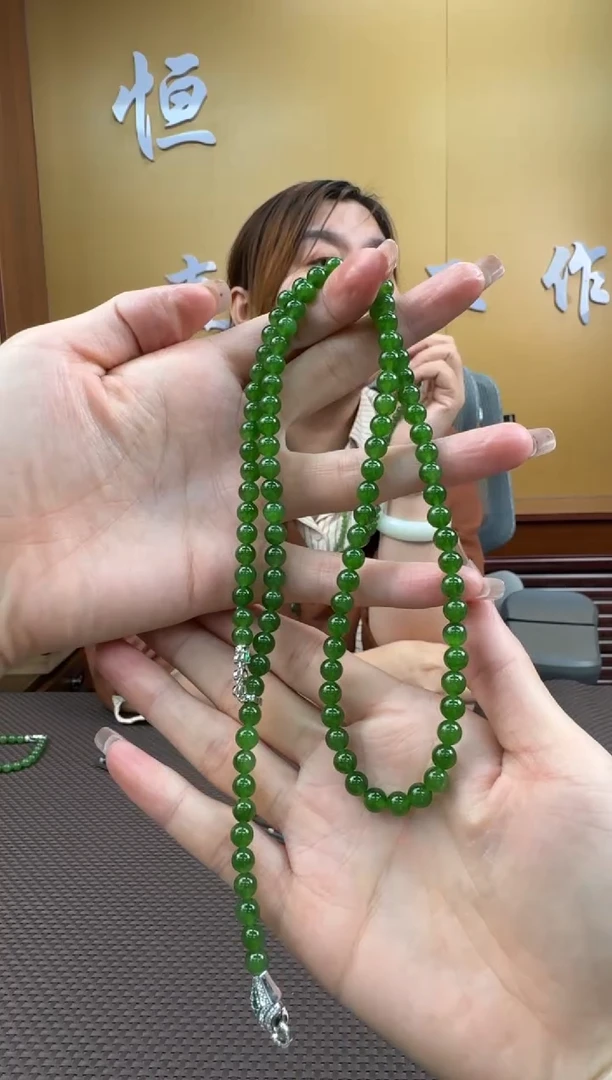 【闪购商品】和田玉项链未镶嵌6mm