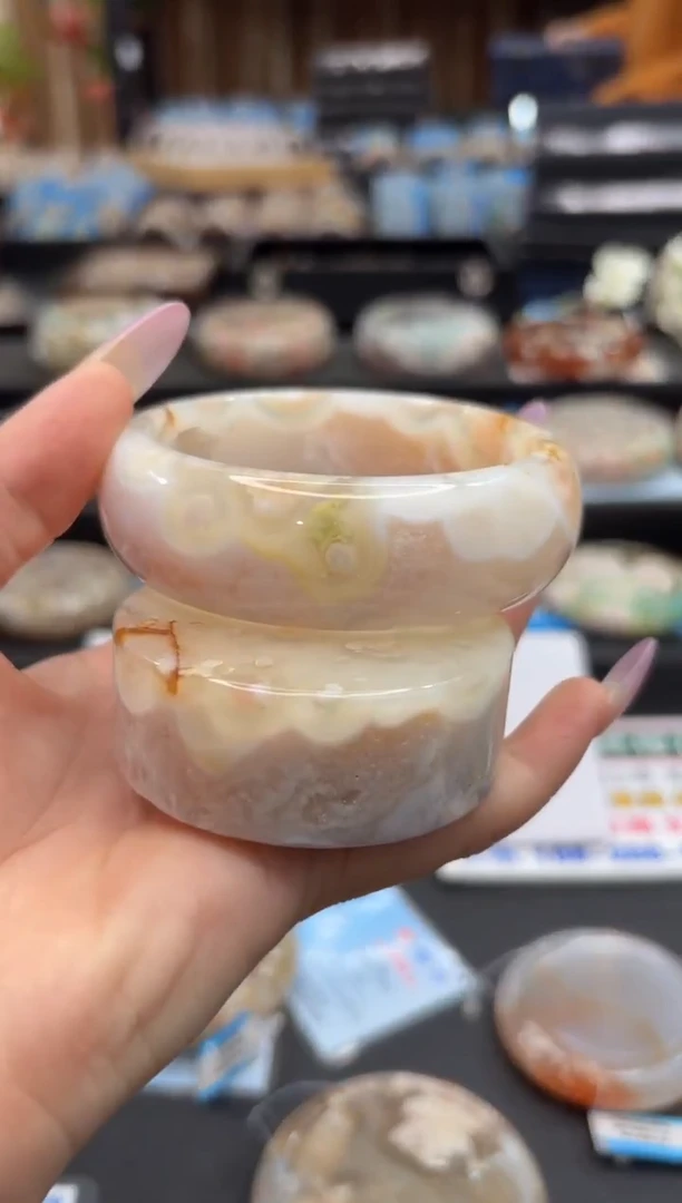 未镶嵌手镯石英质玉A117(61圈赠送镯心)