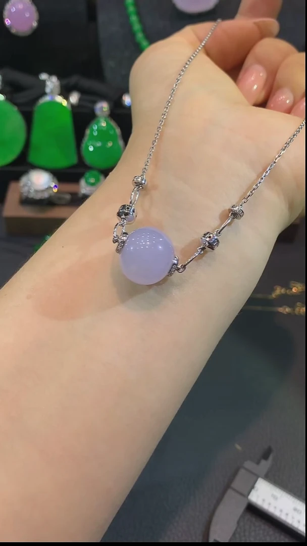 套链18K金镶嵌翡翠套链