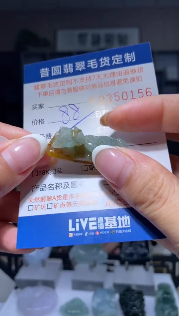 翡翠未镶嵌颈饰翡翠350156