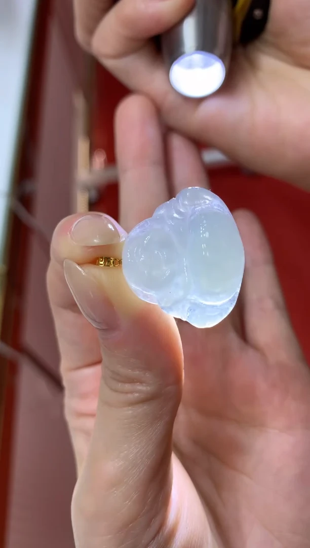 【闪购商品】翡翠颈饰18K金镶嵌|不退不换