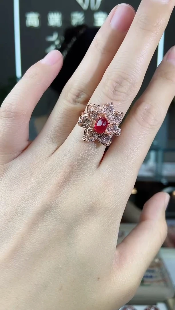 【闪购商品】红宝石手饰银S925镶嵌手饰