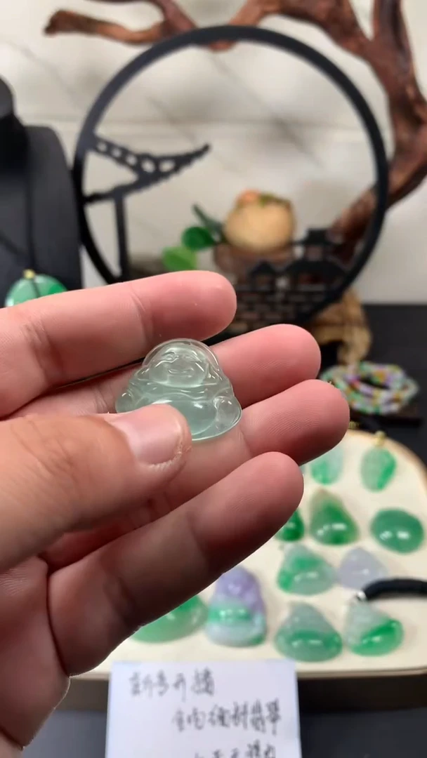 颈饰未镶嵌翡翠所见即所得，一图一物