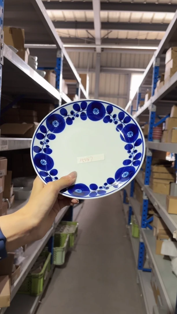 瓷白山bloom 圆盘M 19.5cm