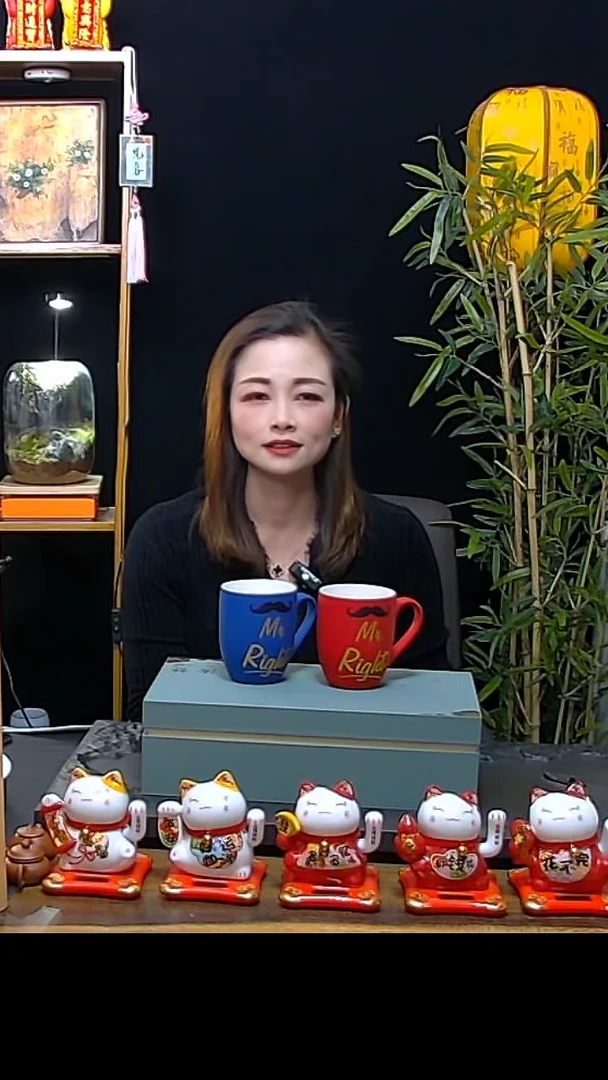 【闪购商品】对杯彩绘字母马克杯 1对