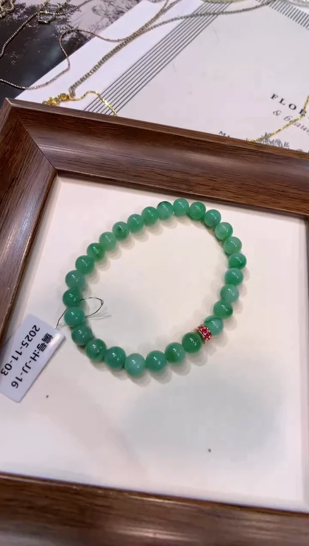 未镶嵌手串翡翠手串