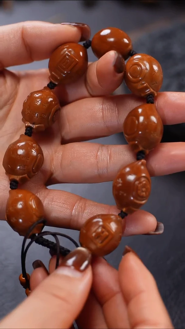 手串/手链橄榄核九林核雕文玩作品