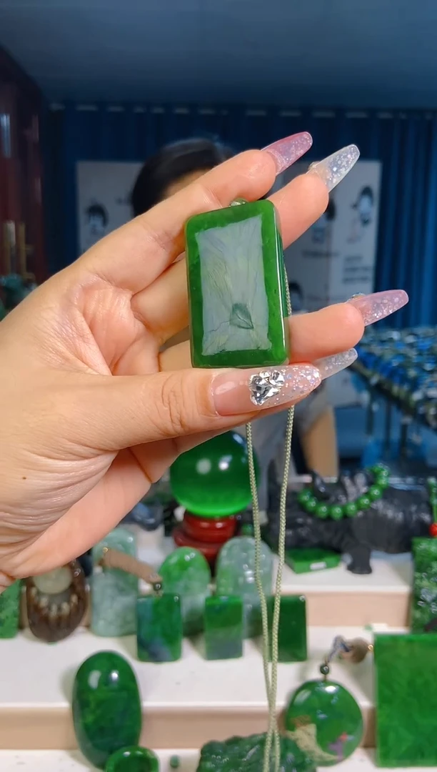 和田玉未镶嵌挂件1