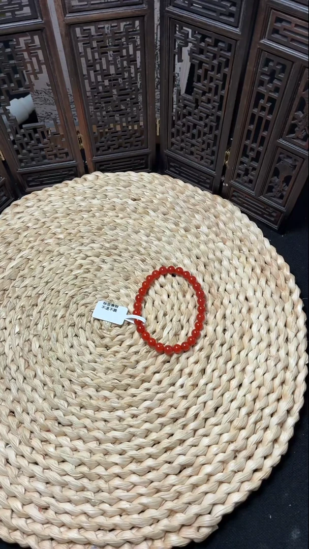 未镶嵌手串南红玛瑙手串6+mm