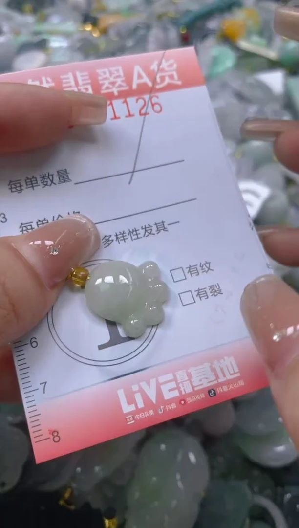 翡翠未镶嵌颈饰闪购0031126