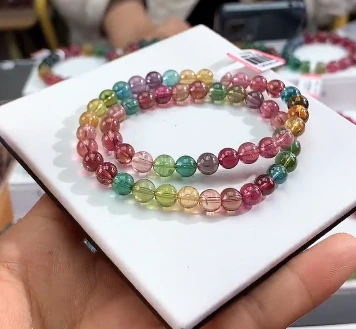 碧玺手串多样性发货