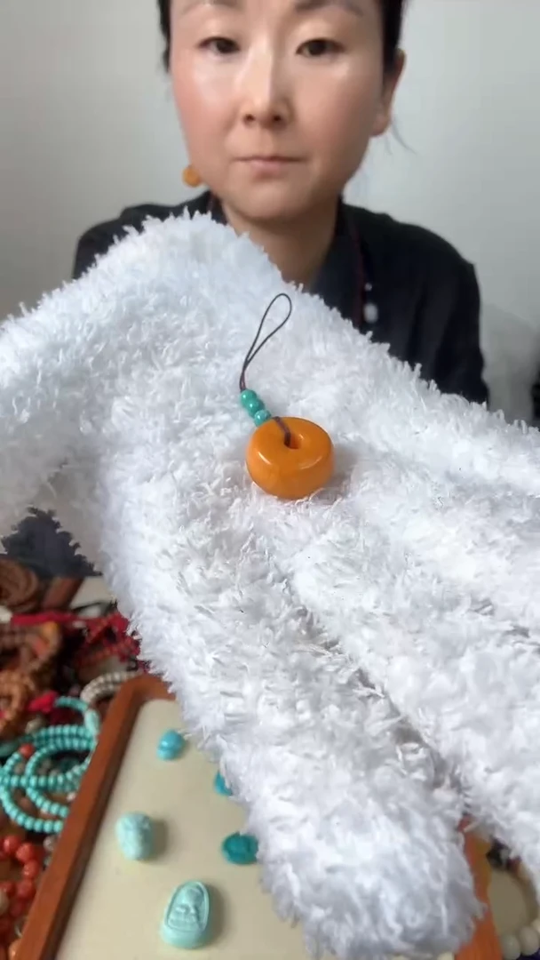 未镶嵌颈饰蜜蜡精品平安扣提溜