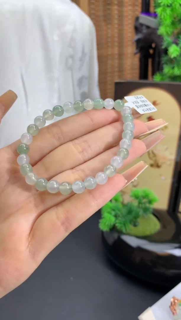 未镶嵌手链翡翠卡6.3mm