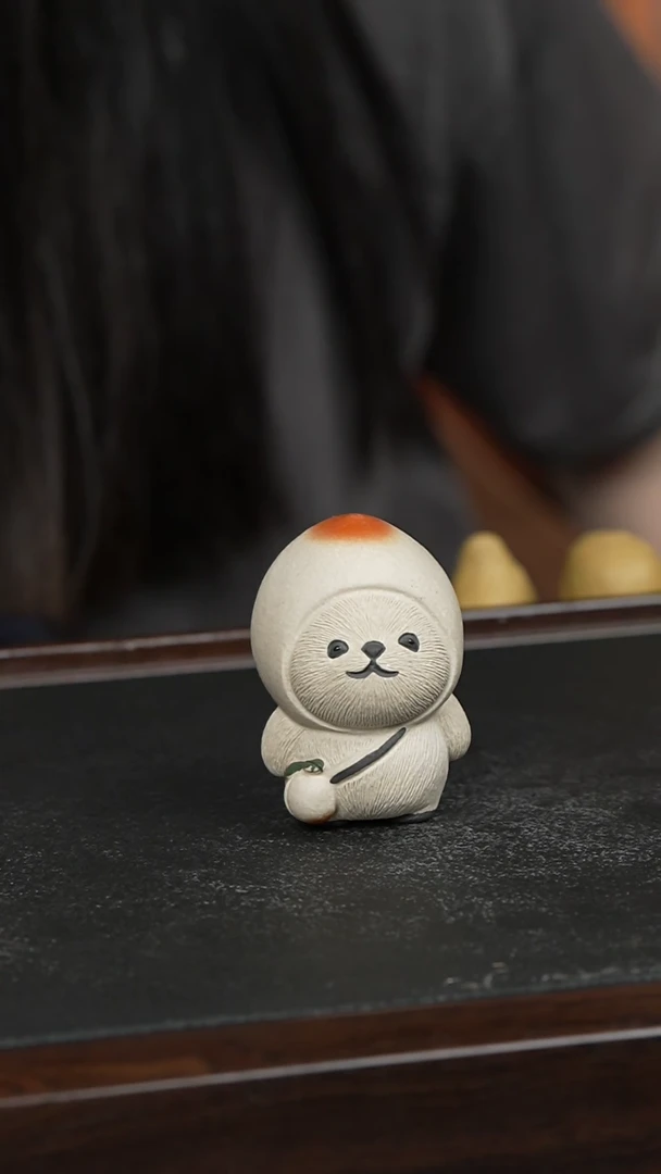 紫砂茶宠紫砂桃子